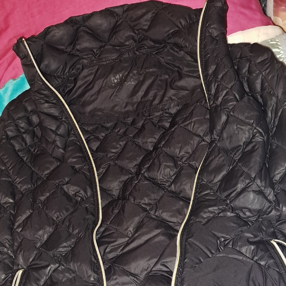 Michael Kors Black Quilted Ski Jacket